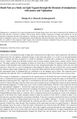 Death Note as a Study on Light Yagami through the Elements of omnipotence with Justice and Vigilantism