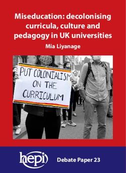 Miseducation: decolonising curricula, culture and pedagogy in UK universities - Mia Liyanage - Debate Paper 23