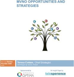 MVNO OPPORTUNITIES AND STRATEGIES - Teresa Cottam, Chief Strategist - Amdocs Optima