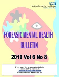 If you would like to receive the bulletin electronically please email to be added to the distribution list ...