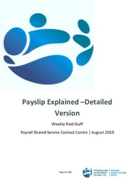Payslip Explained -Detailed Version - Weekly Paid Staff Payroll Shared Service Contact Centre | August 2019 - PSSC