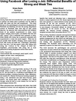 Using Facebook after Losing a Job: Differential Benefits of Strong and Weak Ties