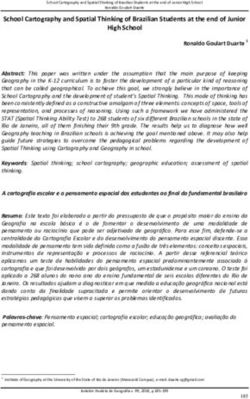 School Cartography and Spatial Thinking of Brazilian Students at the end of Junior High School
