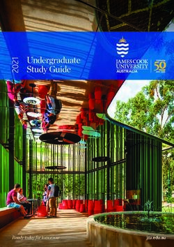 2021 Undergraduate Study Guide - JAMES COOK UNIVERSITY