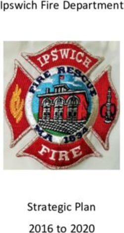 Ipswich Fire Department - Strategic Plan 2016 to 2020