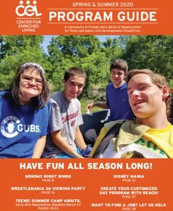 PROGRAM GUIDE - Center For Enriched Living