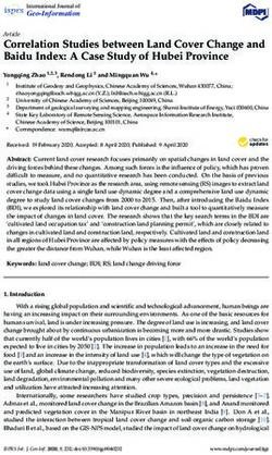 Correlation Studies between Land Cover Change and Baidu Index: A Case Study of Hubei Province