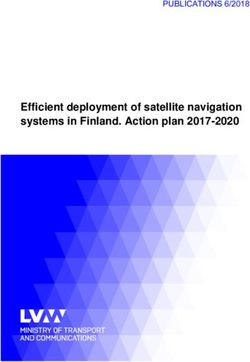 Efficient deployment of satellite navigation systems in Finland. Action plan 2017-2020 - PUBLICATIONS 6/2018