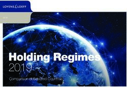 Holding Regimes 2019 Comparison of Selected Countries - Loyens & Loeff