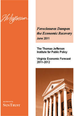 Foreclosures Dampen the Economic Recovery - June 2011 - SUNTRUST