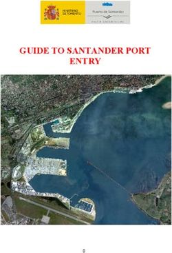 GUIDE TO SANTANDER PORT ENTRY