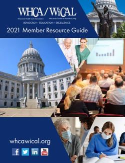 WHCAWICAL.ORG - 2021 MEMBER RESOURCE GUIDE ADVOCACY EDUCATION EXCELLENCE - WHCA/WICAL