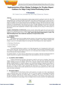 Implementation of Data Mining Techniques for Weather Report Guidance for Ships Using Global Positioning System