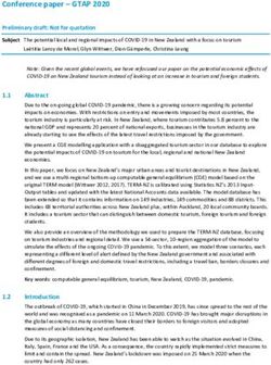 Conference paper - GTAP 2020 - Global Trade Analysis Project