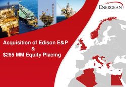 Acquisition of Edison E&P & $265 MM Equity Placing - Energean