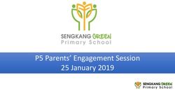 P5 Parents' Engagement Session 25 January 2019 - Sengkang Green ...