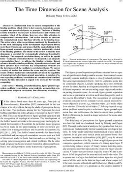 The Time Dimension for Scene Analysis