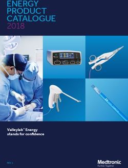 ENERGY PRODUCT CATALOGUE 2018 Valleylab - Medtronic