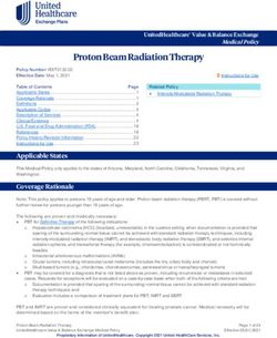 Proton Beam Radiation Therapy - UHCprovider.com