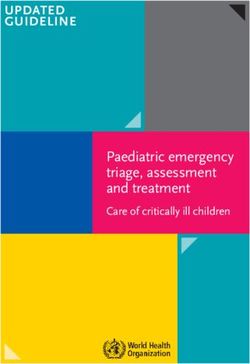 Paediatric emergency triage, assessment and treatment - Care of critically ill children