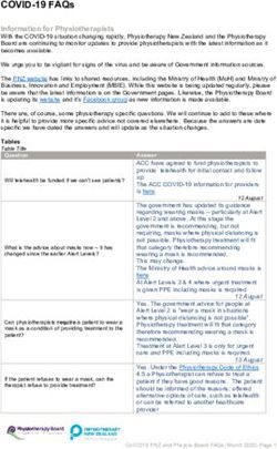 COVID-19 FAQs - Physiotherapy Board of New Zealand
