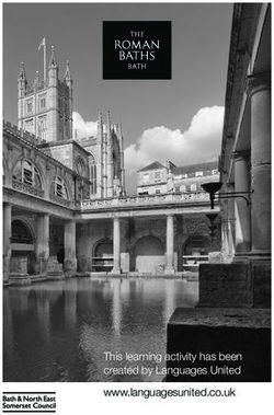 This learning activity has been created by Languages United www.languagesunited.co.uk - Roman Baths