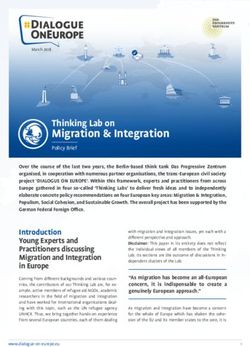 Migration & Integration - Thinking Lab on - Das Progressive Zentrum