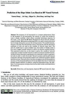 Prediction of the Slope Solute Loss Based on BP Neural Network
