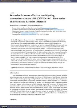 Was school closure effective in mitigating coronavirus disease 2019 (COVID-19)? Time series analysis using Bayesian inference - Preprints.org