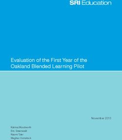 Evaluation of the First Year of the Oakland Blended Learning Pilot - November 2013