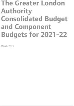 The Greater London Authority Consolidated Budget and Component Budgets for 2021-22 - March 2021