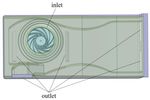 Numerical study on airflow performance and mechanical characteristics of centrifugal fan