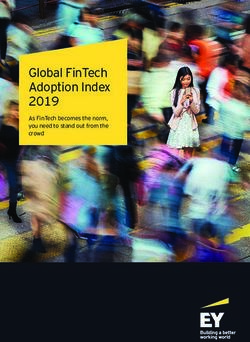 GLOBAL FINTECH ADOPTION INDEX 2019 - AS FINTECH BECOMES THE NORM, YOU NEED TO STAND OUT FROM THE CROWD - EY