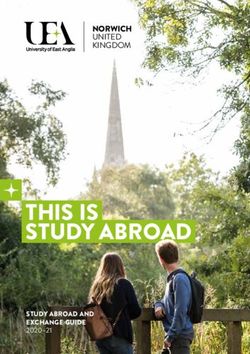 THIS IS STUDY ABROAD - NORWICH UNITED KINGDOM - UEA