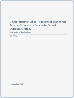 U@Uni Summer School Program: Implementing Summer Schools as a Successful School Outreach Strategy - University of Technology Lisa Aitken