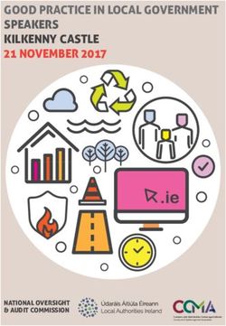 GOOD PRACTICE IN LOCAL GOVERNMENT SPEAKERS KILKENNY CASTLE 21 NOVEMBER 2017 - NATIONAL OVERSIGHT & AUDIT COMMISSION