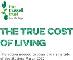 The true cost of living - The action needed to stem the rising tide of destitution: March 2022 - The Trussell Trust