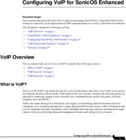 CONFIGURING VOIP FOR SONICOS ENHANCED