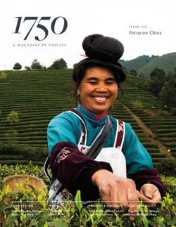 Focus on China ISSUE 165 - Finlays