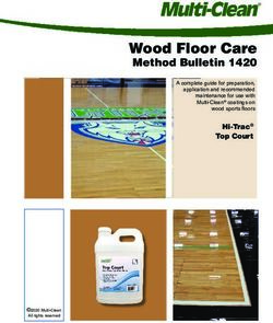 Wood Floor Care Method Bulletin 1420 - Hi-Trac Top Court - Multi-Clean