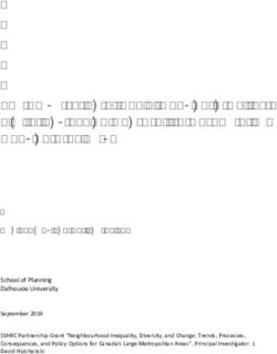 The Preservation of Social Housing in Halifax: Limitations Facing Non-Profit & Co-operative Housing Providers - Ren Thomas