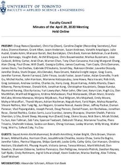 Faculty Council Minutes of the April 29, 2020 Meeting