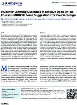Students' Learning Outcomes in Massive Open Online Courses (MOOCs): Some Suggestions for Course Design