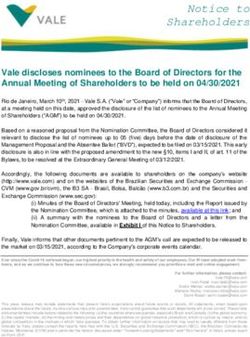 Notice to Shareholders - Vale.com