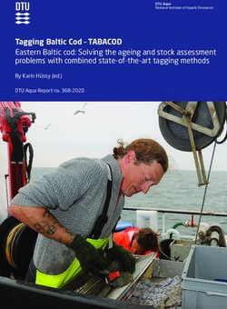 Tagging Baltic Cod - TABACOD - Eastern Baltic cod: Solving the ageing and stock assessment problems with combined state-of-the-art tagging methods ...