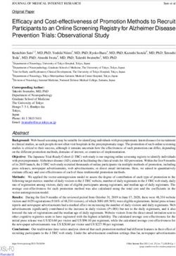 Efficacy and Cost-effectiveness of Promotion Methods to Recruit Participants to an Online Screening Registry for Alzheimer Disease Prevention ...