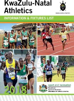 KwaZulu-Natal Athletics - INFORMATION & FIXTURES LIST - KZN Athletics