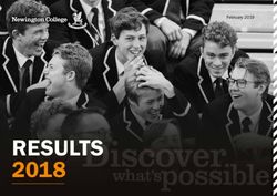 RESULTS - February 2019 - Newington College