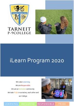 ILearn Program 2020 We value Learning. We are Responsible. We are an Inclusive community. We take Pride in ourselves, each other and our College ...