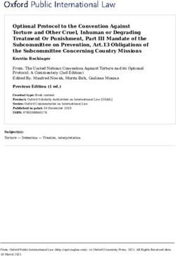 Optional Protocol to the Convention Against Torture and Other Cruel, Inhuman or Degrading Treatment Or Punishment, Part III Mandate of the ...